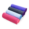 serviette de yoga en microfibre suède anti-dérapant